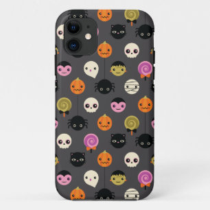 Halloween Polka Dots Pattern iPhone 11 Hoesje