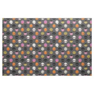 Halloween Polka Dots Pattern Stof