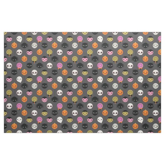 Halloween Polka Dots Pattern Stof (Fat Quarter)