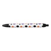 Halloween Polka Dots Zwarte Inkt Pen (Voorkant)