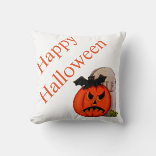 Halloween Polyester Sierkussen 16 x 16 inch/pompoe