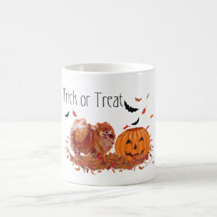 Halloween Pomeranian Koffiemok