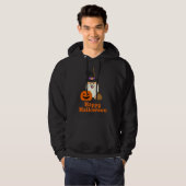 Halloween Pomeranian Pumpkin Hoodie (Voorkant volledig)