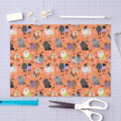Halloween Pomeranian Tissuepapier (Craft)