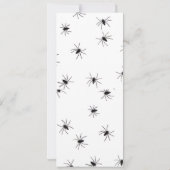 halloween pomkin boe baby uitnodiging (Achterkant)