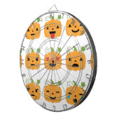 halloween pomkin emojis dartbord (Voorkant Rechts)