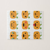 halloween pomkin emojis legpuzzel (Horizontaal)