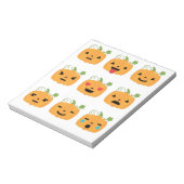 halloween pomkin emojis notitieblok (Linkerzijde)