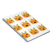 halloween pomkin emojis notitieboek (Rechterzijde)