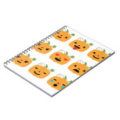 halloween pomkin emojis notitieboek (Linkerzijde)