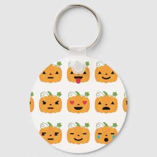 halloween pomkin emojis sleutelhanger