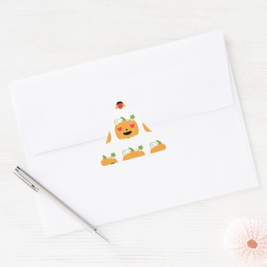halloween pomkin emojis sticker (Envelop)