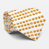 halloween pomkin emojis stropdas (Opgerold)