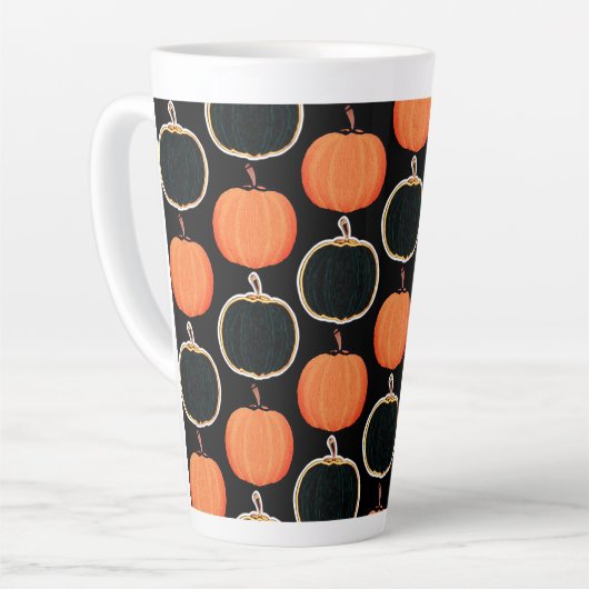 Halloween/pomkin Latte Mok (Linkerhoek)