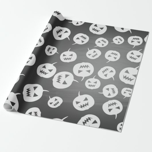 Halloween pomkins cadeaupapier (Uitgerold)