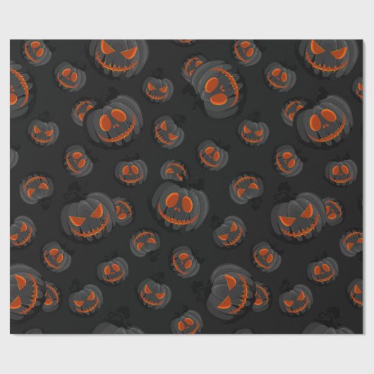Halloween pomkins cadeaupapier (Vlak)
