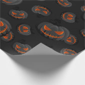 Halloween pomkins cadeaupapier (Hoek)