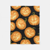 Halloween pomkins fleece deken (Voorkant)