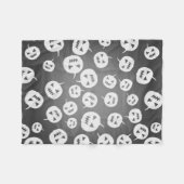 Halloween pomkins fleece deken (Voorkant (Horizontaal))