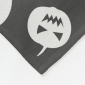 Halloween pomkins fleece deken (Hoek)