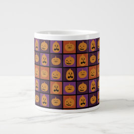 Halloween pomkins grote koffiekop