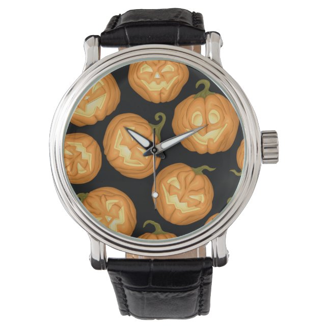 Halloween pomkins horloge (Voorkant)