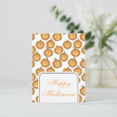 Halloween pomkins kaart (Staand voorkant)