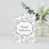 Halloween pomkins kaart (Staand voorkant)