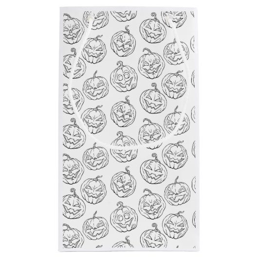 Halloween pomkins klein cadeauzakje (Achterkant)