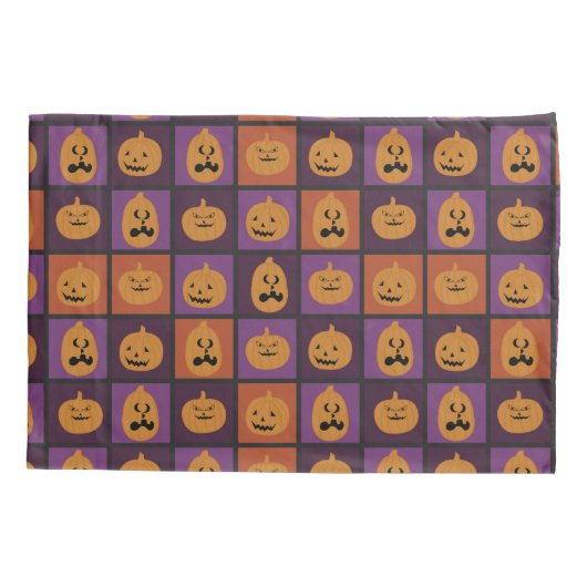 Halloween pomkins kussensloop (Achterkant)