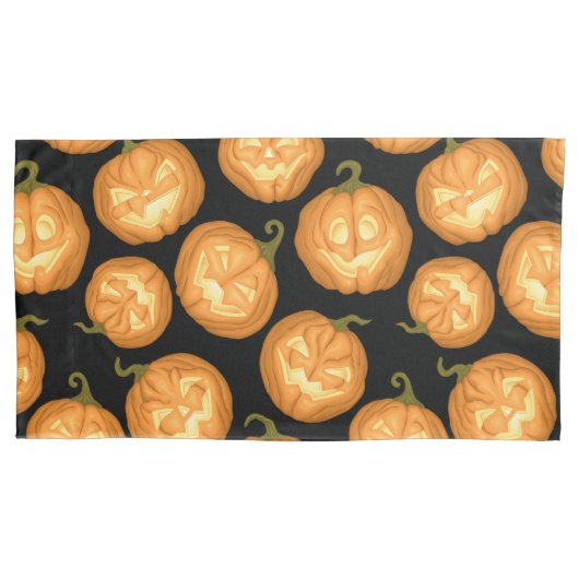 Halloween pomkins kussensloop (Voorkant-Links)