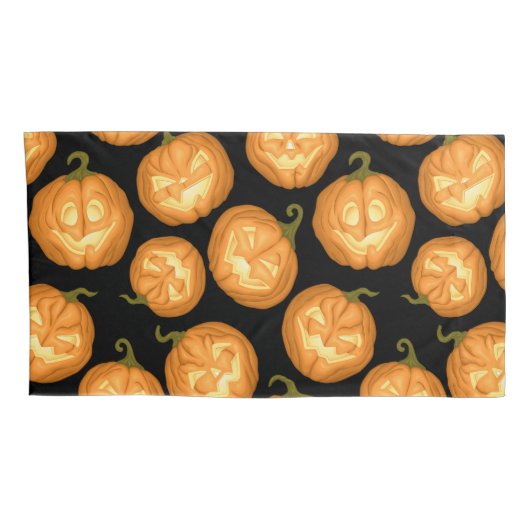 Halloween pomkins kussensloop (Achterkant-Rechts)