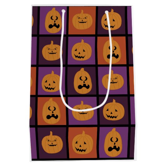 Halloween pomkins medium cadeauzakje (Achterkant)