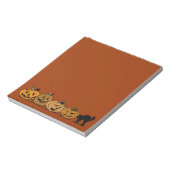 Halloween pomkins notitieblok (Linkerzijde)