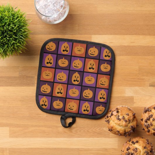 Halloween pomkins pannenlap (Top down)