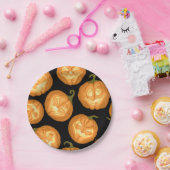 Halloween pomkins papieren bordje (Feest)