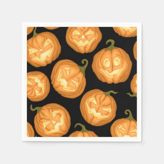 Halloween pomkins servetten (Voorkant)