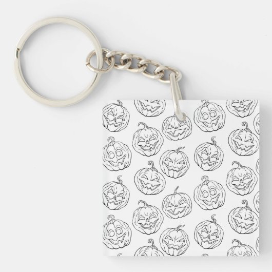 Halloween pomkins sleutelhanger (Voorkant)