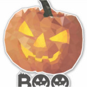 Halloween pomkins sticker (Voorkant)