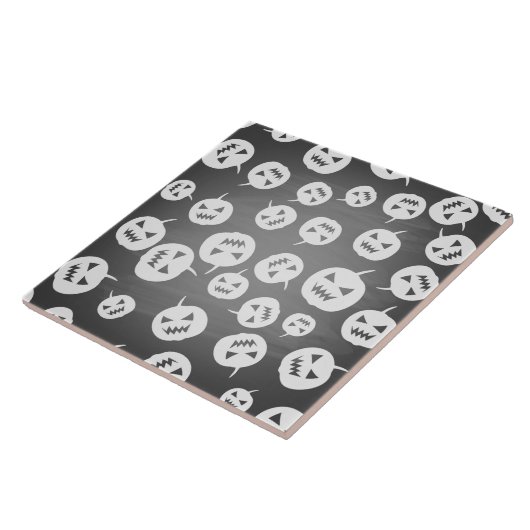 Halloween pomkins tegeltje (Zijkant)