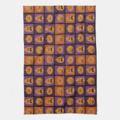 Halloween pomkins theedoek (Verticaal)