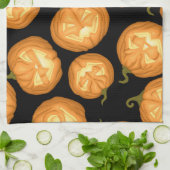 Halloween pomkins theedoek (Gevouwen)