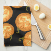 Halloween pomkins theedoek (Quarter Fold)