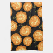 Halloween pomkins theedoek (Verticaal)