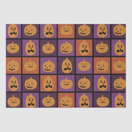 Halloween pomkins tissuepapier (Voorkant)