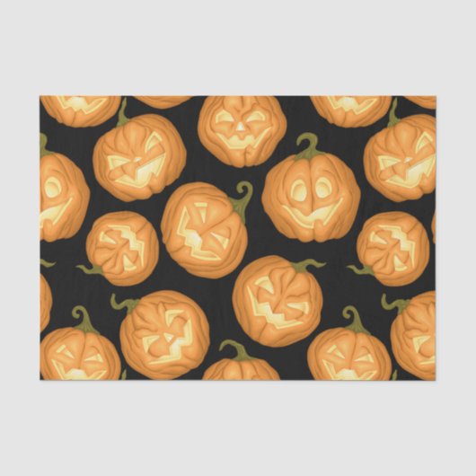 Halloween pomkins tissuepapier (Voorkant)