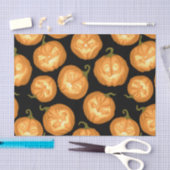 Halloween pomkins tissuepapier (Craft)