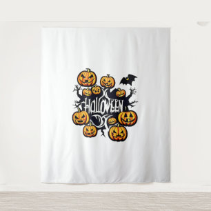 Halloween pomkins wandkleed