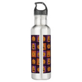 Halloween pomkins waterfles  (Achterkant)