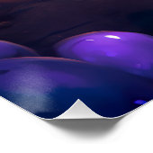 Halloween Pommeren met pompoenen eng Perfect Poster (Hoek)